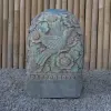 Product image 5 of the product “Balinese Stand for Umbrella or Flag - Old Style - Made from cement and taro sand, several parts, Approx. 50cm height ”